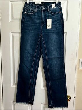 Judy Blue Dark Blue Straight Leg Jeans